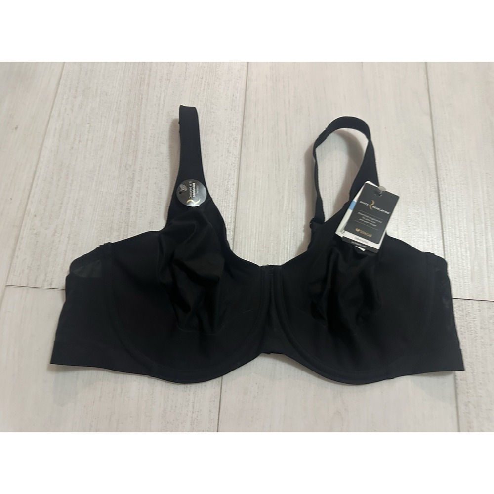 NWT Wacoal‎ Shape Revelation Pendulous Bra 855387 Black 40C Seamless Lift